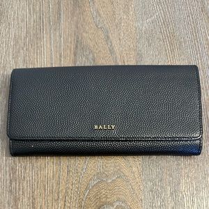 Bally black wallet